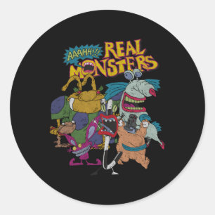 Sticker Rond Aaahh Real Monstres Tous les caractères