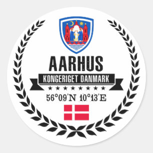 Sticker Rond Aarhus