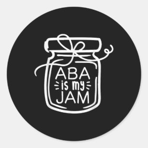 Sticker Rond Aba Est Ma Sensibilisation sur l'autisme De Confit