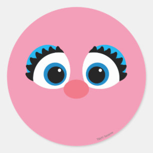Sticker Rond Abby Cadabby Big Face