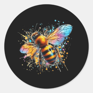 Sticker Rond Abeille