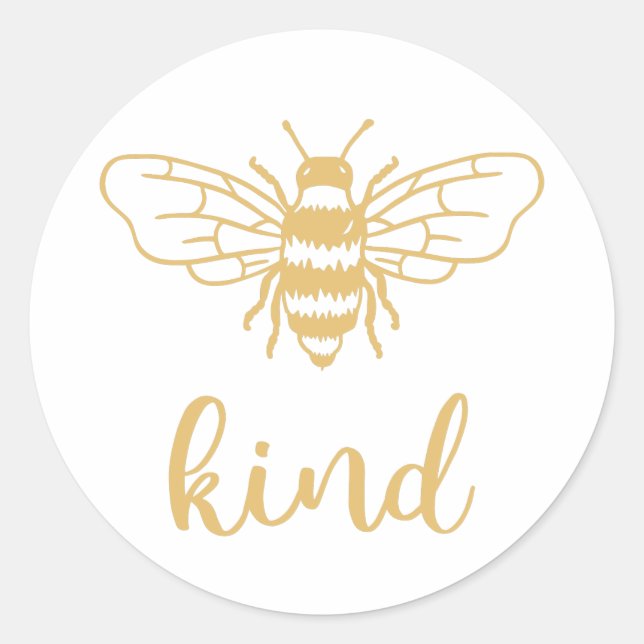 Sticker Rond Abeille (Devant)
