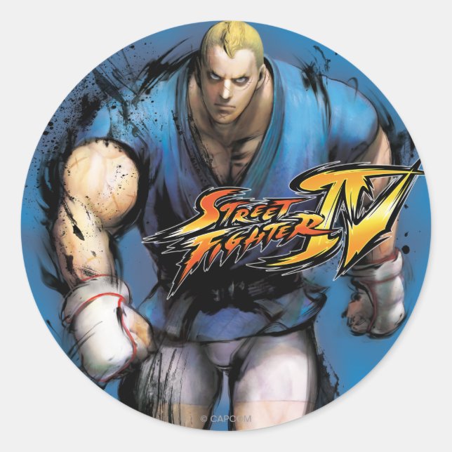 Sticker Rond Abel Walking (Devant)