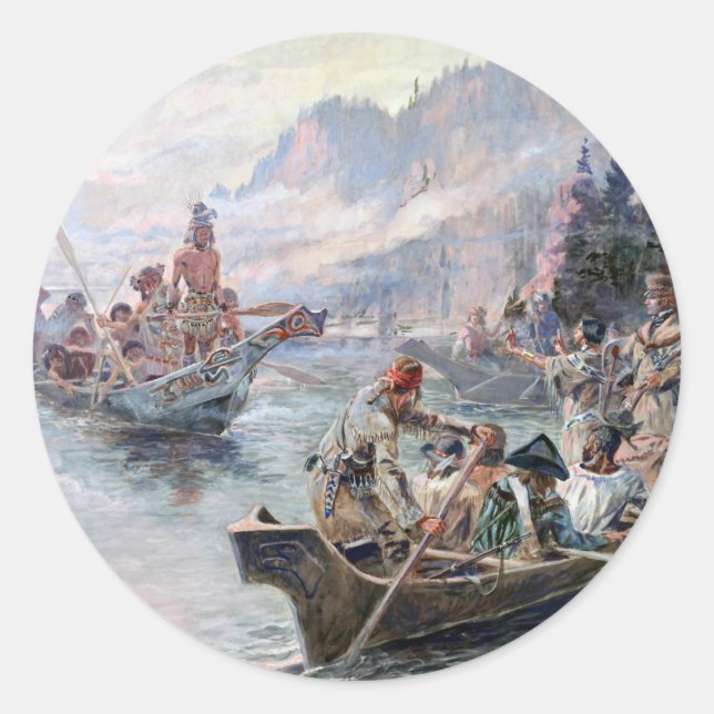 Sticker Rond ABH Lewis et Clark NHS (Devant)