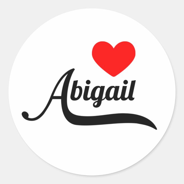 Sticker Rond Abigail (Devant)