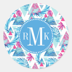 Sticker Rond Abstract