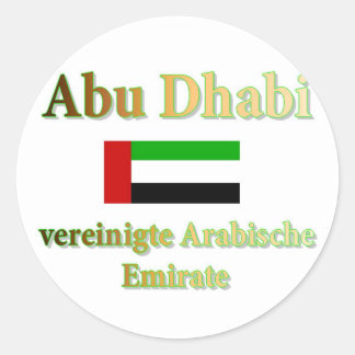 Sticker Rond Abu Dhabi