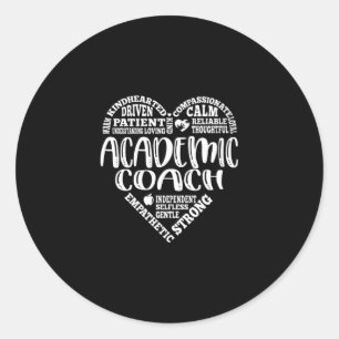Sticker Rond Academic coach