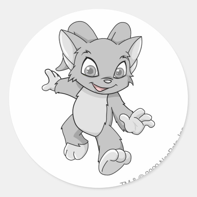 Sticker Rond Acara Silver (Devant)