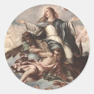 Sticker Rond Acceptation de Juan de Valdes Leal de la Vierge