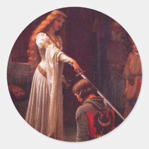 Sticker Rond Accolade - Le Chevalier