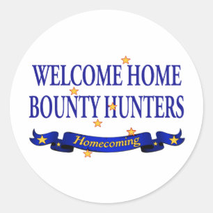 Sticker Rond Accueil Chasseurs de primes