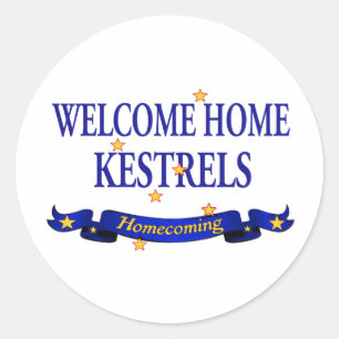 Sticker Rond Accueil Kestrels