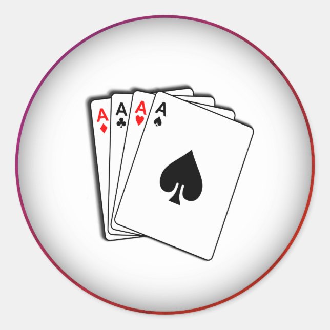 Sticker Rond Aces (Devant)