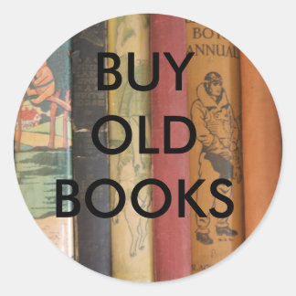 STICKER ROND ACHETER DE VIEUX LIVRES