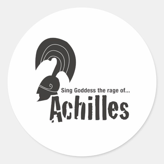 Sticker Rond Achille (Devant)