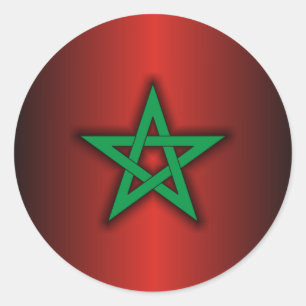 Sticker Rond "Acier marocain 2"
