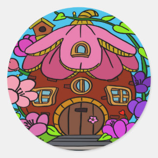 Sticker Rond acorn