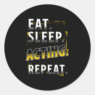Sticker Rond  Acteur