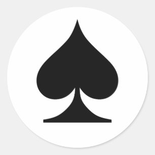 Sticker Rond Addict de poker