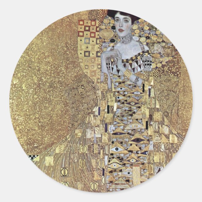 Sticker Rond Adele Bloch-Bauer I (Devant)