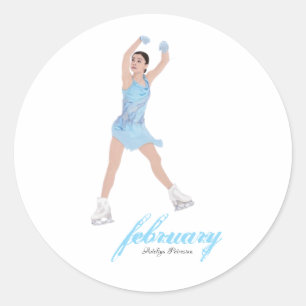 Sticker Rond Adeliya Petrosian Février
