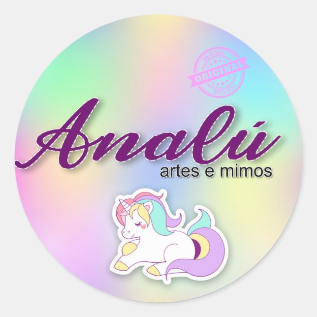 Sticker Rond Adesivos personalizados (Devant)
