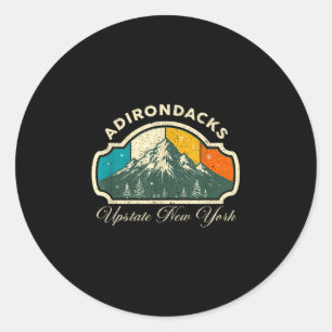 Sticker Rond Adirondacks dans le nord de l'État de New York mon