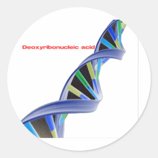 Sticker Rond ADN - Acide désoxyribonucléique