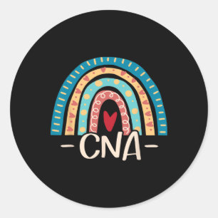 Sticker Rond Adn - Semaine d'appréciation Certified Nursing Ist