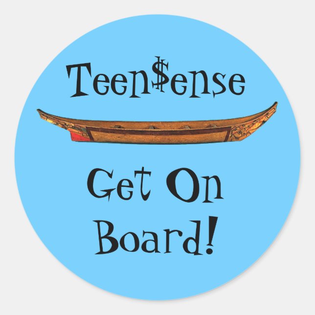 Sticker Rond ado$ense, (Devant)