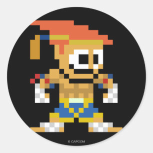 Sticker Rond Adon 8 bits