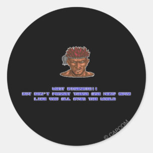 Sticker Rond Adon KO'ed