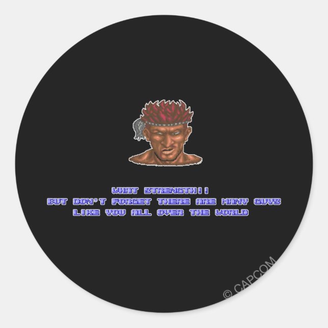 Sticker Rond Adon KO'ed (Devant)