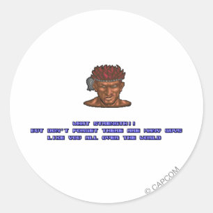 Sticker Rond Adon KO'ed