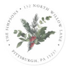 Adresse de retour à feuillage persistant Holly