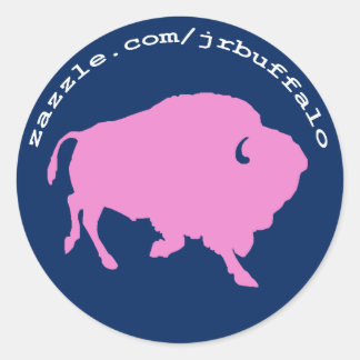Sticker Rond Adresse du site du magasin JR Buffalo sur les auto