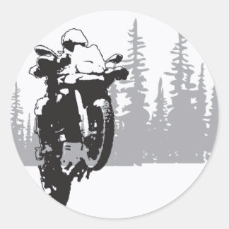 Sticker Rond Adv Riding
