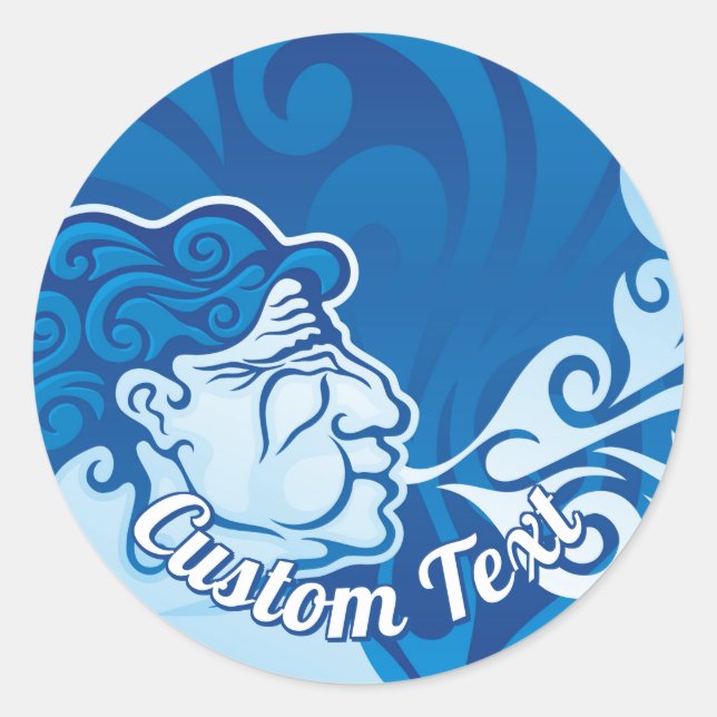 Sticker Rond Aeolus (Devant)