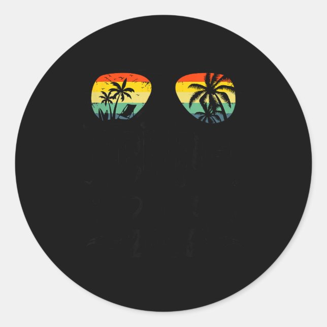 Sticker Rond Aesthetic 2026 Spring Break Friends Family Matchin (Devant)