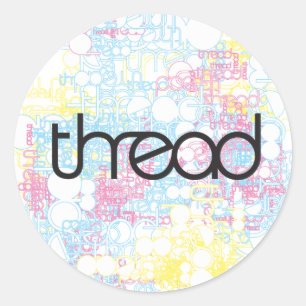 Sticker Rond Afficher le thread