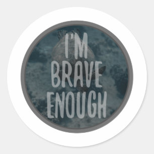Sticker Rond affirmations de motivation quotidiennes pour la vi