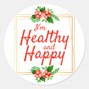 Sticker Rond affirmations positives citations pour le travail e