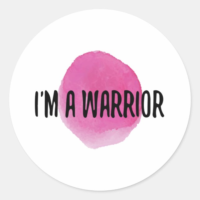 Sticker Rond affirmations positives pour l'amour de soi (Devant)