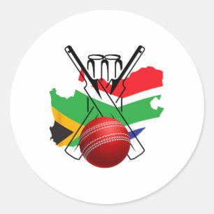 Sticker Rond Afrique du Sud Cricket T20 New York