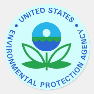 STICKER ROND AGENCE DE PROTECTION DE L'ENVIRONNEMENT DE L'EPA