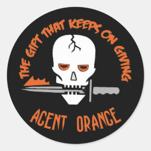 Sticker Rond Agent Orange The Gift DARK