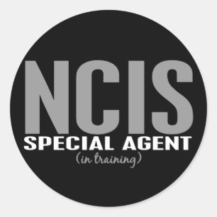 Sticker Rond Agent spécial de NCIS dans la formation 1