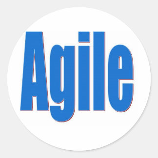 Sticker Rond Agile