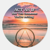 Agissez comme si le Slogan de récupération Sunrise